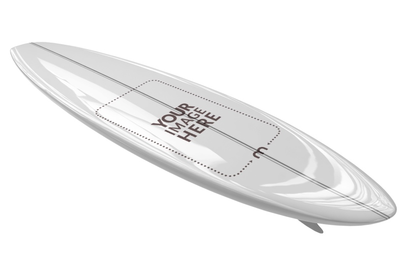 Surfboard Mockup for Coastal Lifestyle Branding Concepts preview image