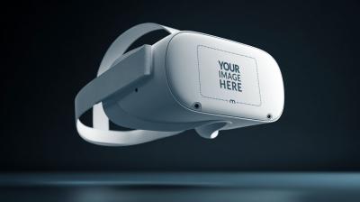 VR Headset Mockup for Tech Branding and Gaming Campaigns