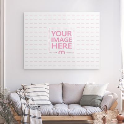 Living Room Wall Art Mockup Generator