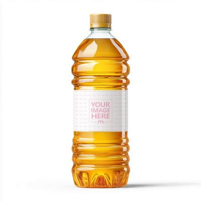 1L Plastic Cooking Oil Bottle Mockup for Product Marketing