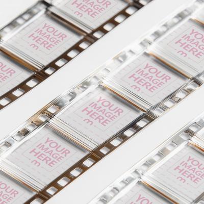 16mm Kodak Film Strip Mockup for Photography Branding