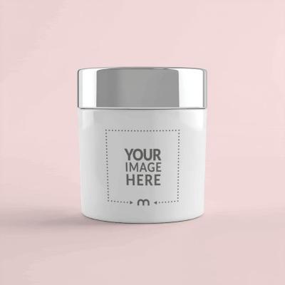 Cosmetic Package Label Mockup for Beauty Product Branding