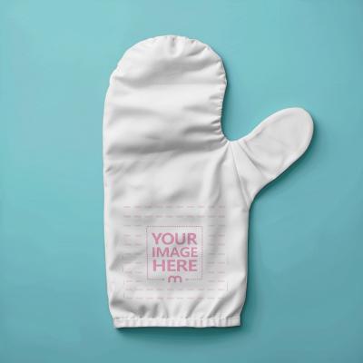 Oven Mitt Mockup in Studio View for Culinary Packaging