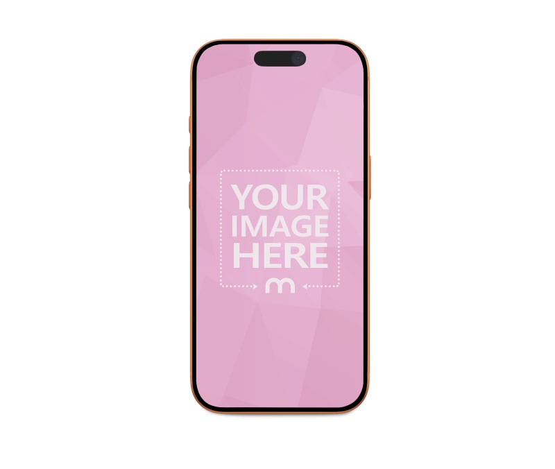 iPhone 17 Pro Cosmic Orange Mockup – Premium PSD & PNG preview image