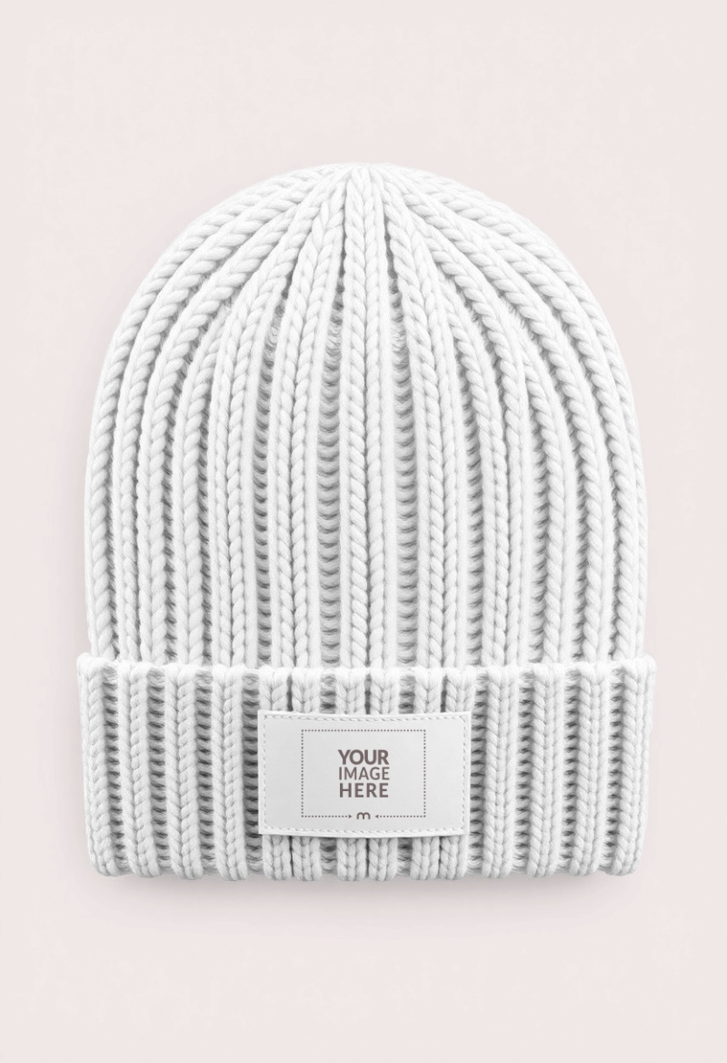 Beanie Hat Mockup for Casual Fashion Styling preview image