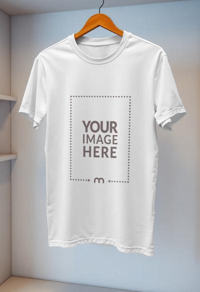 T-Shirt Mockup on Hanger for Retail Display