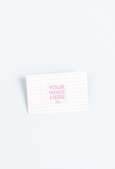 Business Card Mockup on White Background