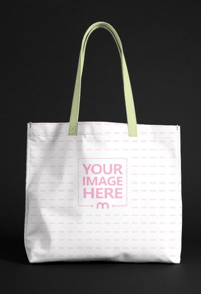 Tote Bag Mockup on Dark Background for Retail Design