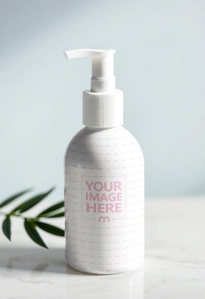 Bottle Mockup on Isolated Background for Product Showcase 