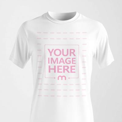 Floating Shirt Mockup on Plain White Background for Branding