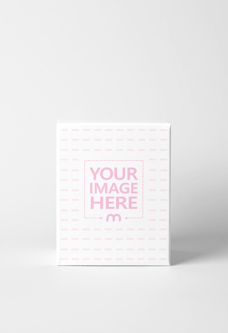 Tech Product Box Mockup on Editable Background for Product Display preview image