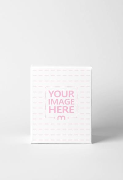 Tech Product Box Mockup on Editable Background for Product Display