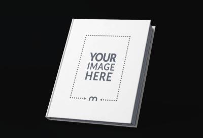 Floating Book Cover Mockup on Dark Background for Fantasy Novels