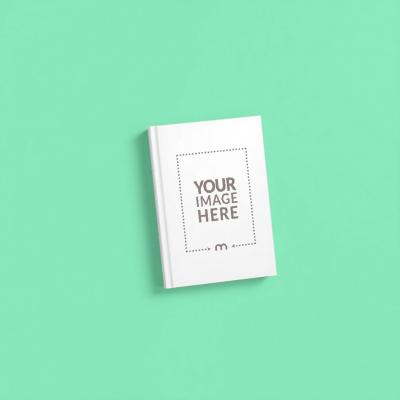 Top View Book Cover Mockup for Minimalistic Designs