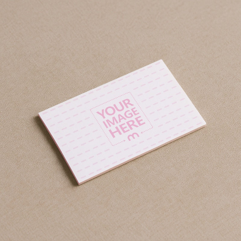 Business Card Mockup on Minimalist Surface preview image
