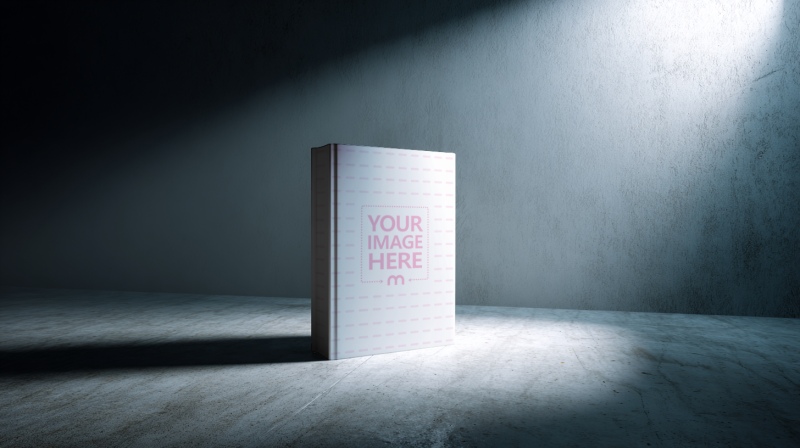 Book Cover Mockup with Natural Light for Si Fi Books preview image
