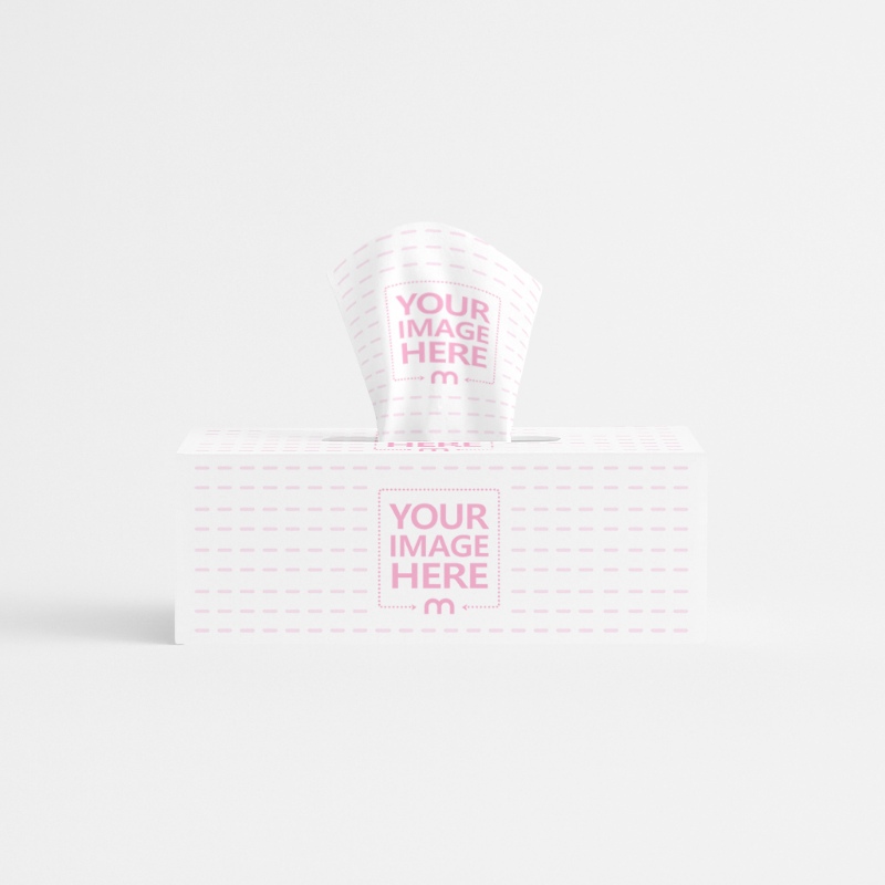 Tissue Box Mockup for Company Branding preview image