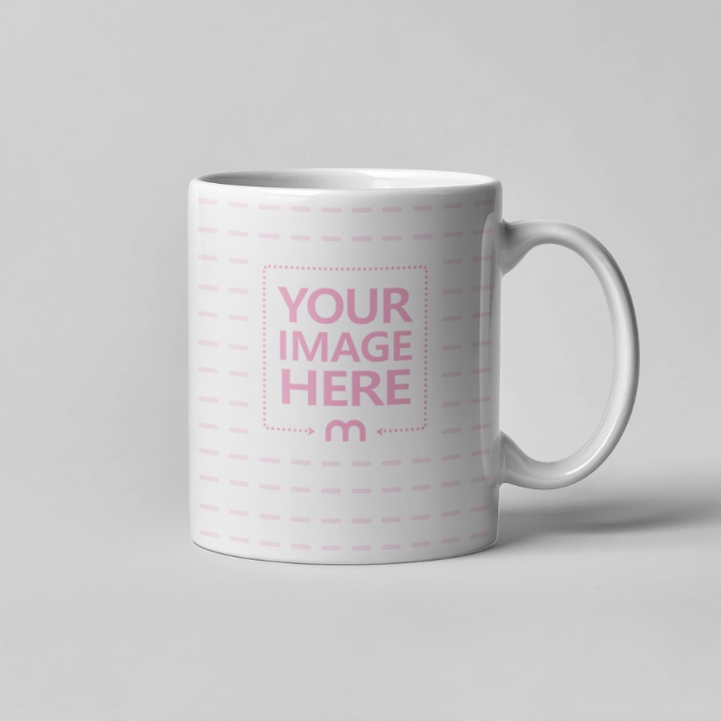 Simple Mug Mockup on Editable Background preview image