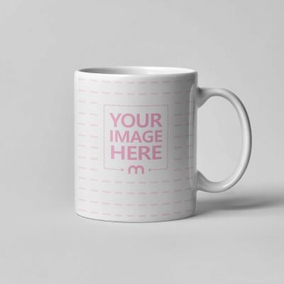 Simple Mug Mockup on Editable Background