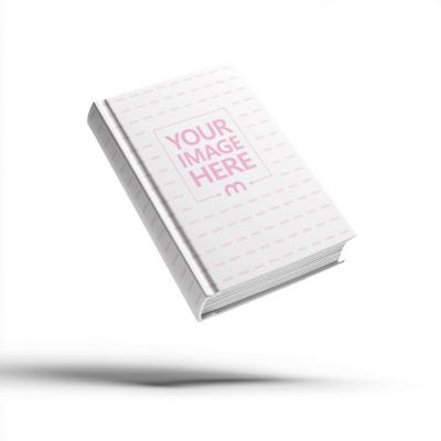 Floating Book Cover Mockup on White Background for Authors