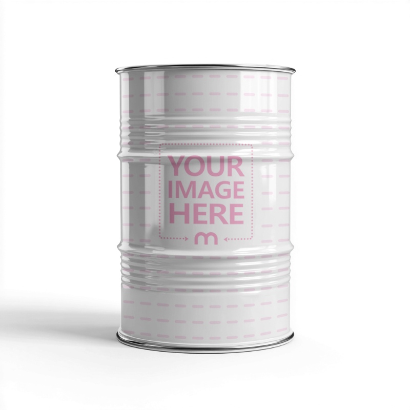 Barrel Mockup on White Background for Oil Companies preview image