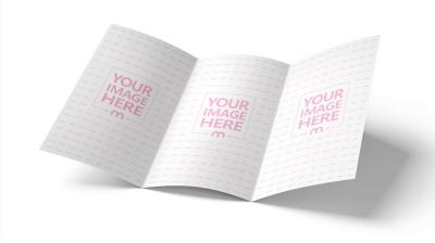 Outdoor Business Card Mockup on Street Scene