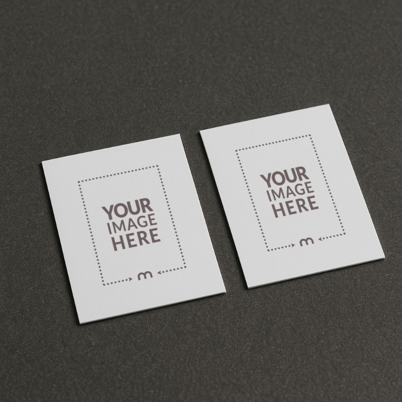 Front and Back Greeting Card Mockup for Invitations preview image