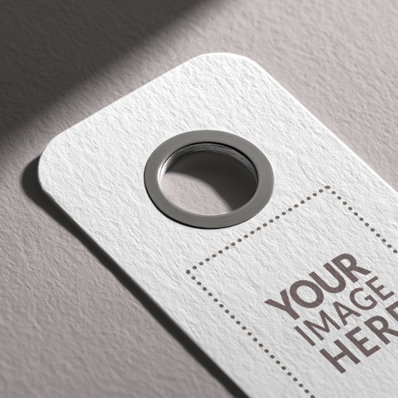 Room Tag Mockup on Isolated Background for Hotels preview image