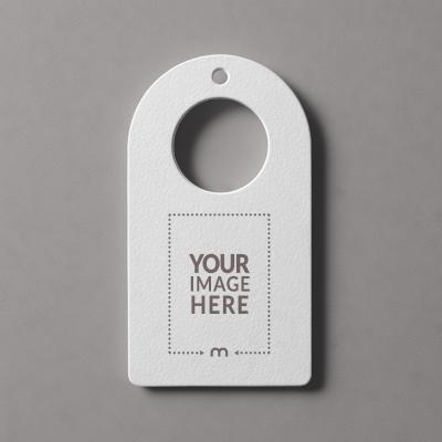 Hanging Room Tag Mockup for Resorts