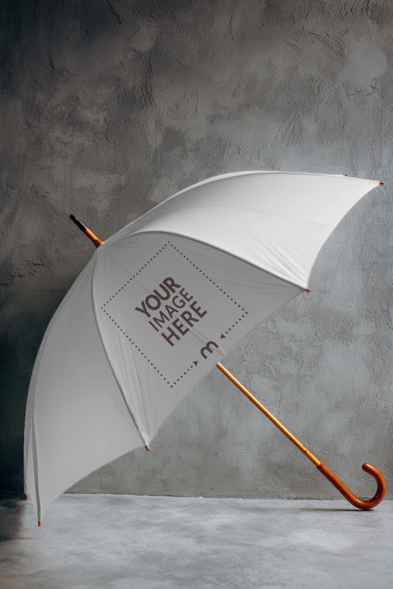 Umbrella Mockup on Isolated Background preview image