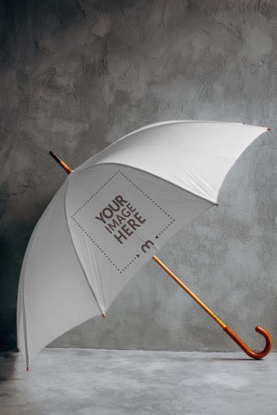 Umbrella Mockup on Isolated Background