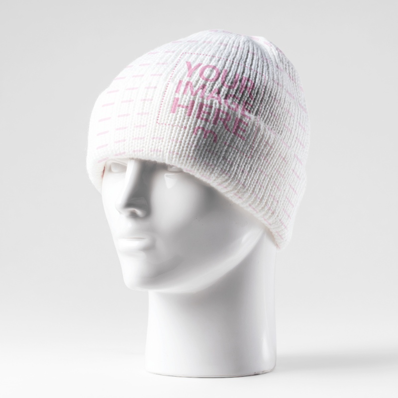 Beanie Mockup on Mannequin Isolated Background preview image