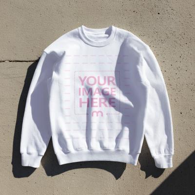 Top View Sweatshirt Mockup for Streetwear Brands