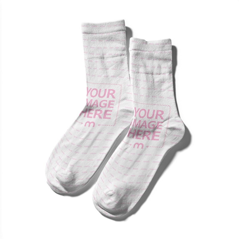 Socks Mockup for Footwear Apparels Isolated Background preview image