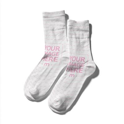Socks Mockup for Footwear Apparels Isolated Background