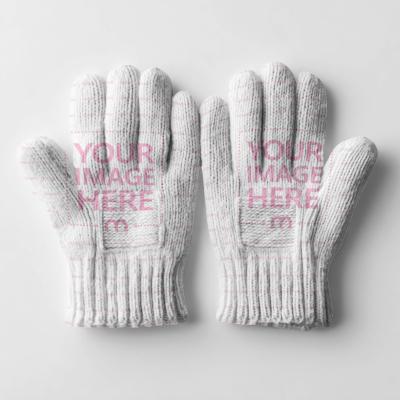 Gloves Mockup for Winter Fashion or Sportswear Promotion