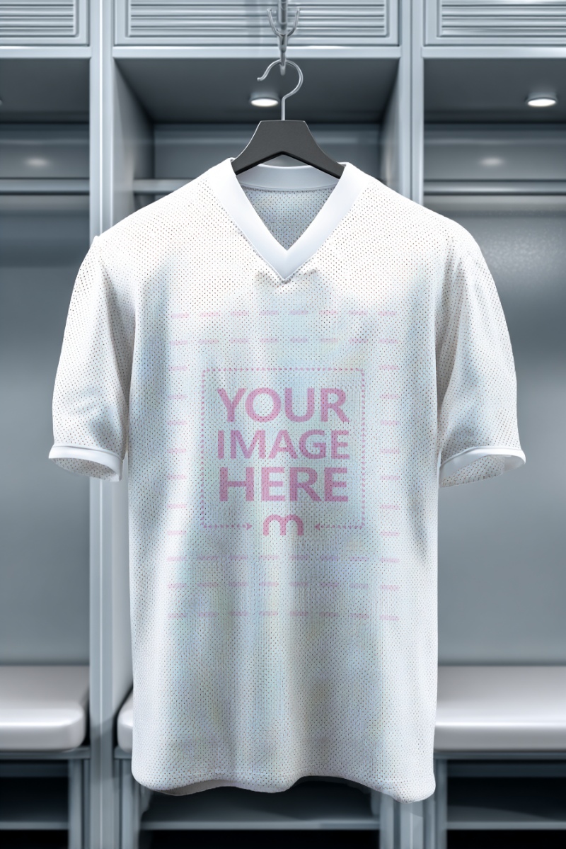 Jersey Shirt Mockup for Sports Team Apparel Branding preview image