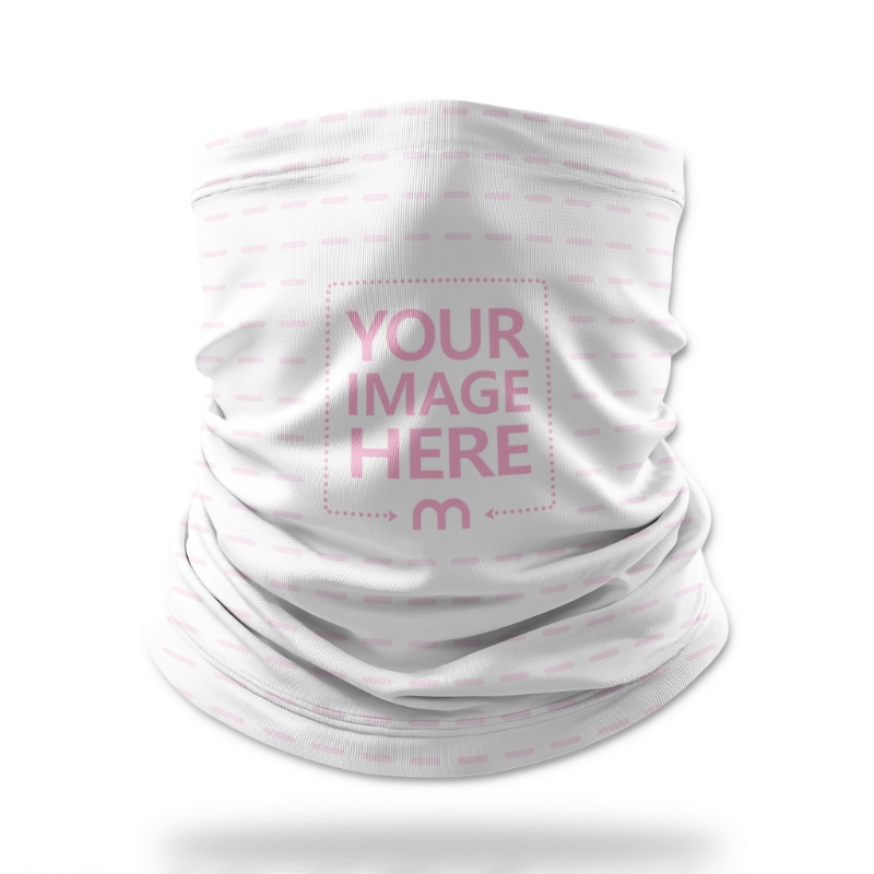 Bandana Mockup Floating in Air Isolated Background preview image