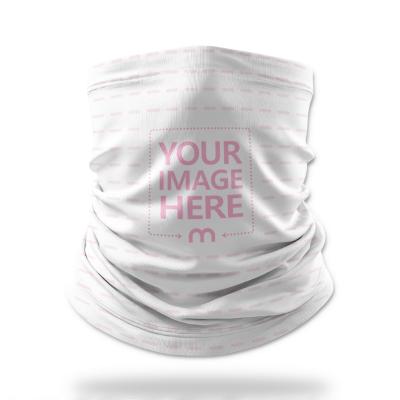 Bandana Mockup Floating in Air Isolated Background