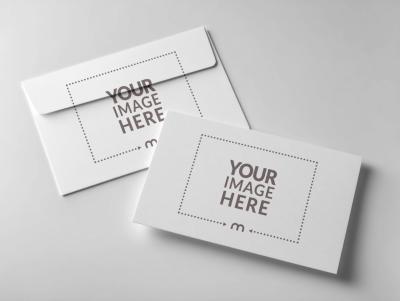 Greetings Card & Envelope Mockup for Celebration Themes