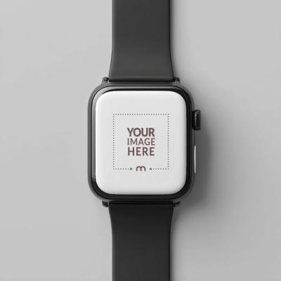 Smartwatch Mockup on Isolated Background for Tech Showcase