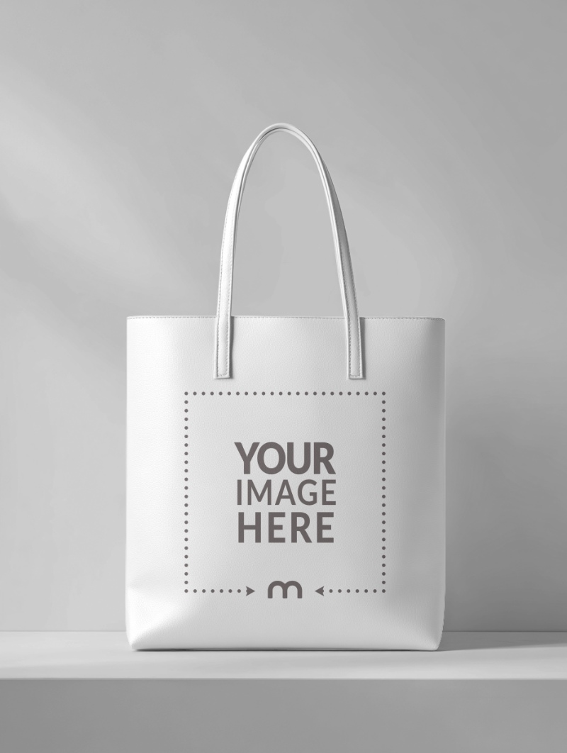 Luxury Handbag Mockup on Minimal Background preview image