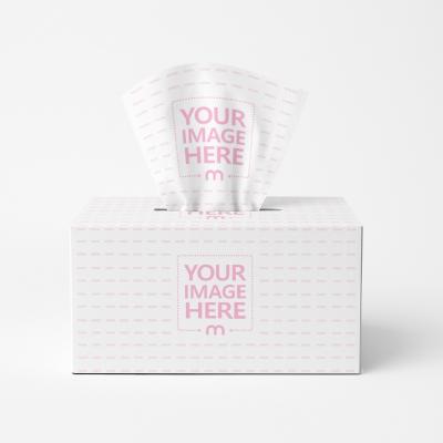 Minimal Tissue Box Mockup for Home Décor Branding
