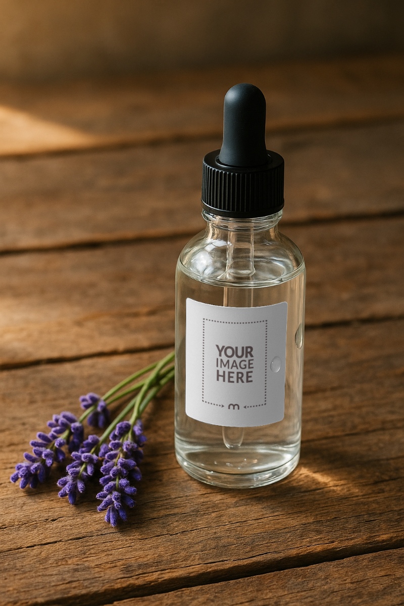 Dropper Bottle Mockup for Perfume Product Design preview image