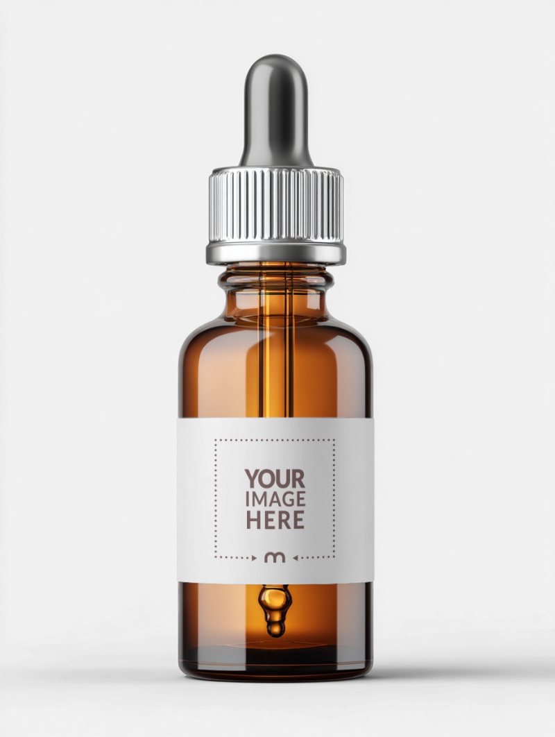 Dropper Bottle Mockup for Minimal Product Branding preview image