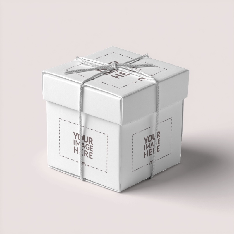 Gift Packaging Box Mockup for Product Presentation preview image