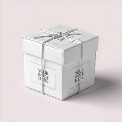 Gift Packaging Box Mockup for Product Presentation
