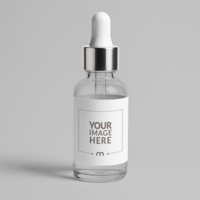 Dropper Bottle Label Mockup for Minimal Presentation