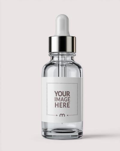 Dropper Bottle Mockup for Medicine and Supplement Branding