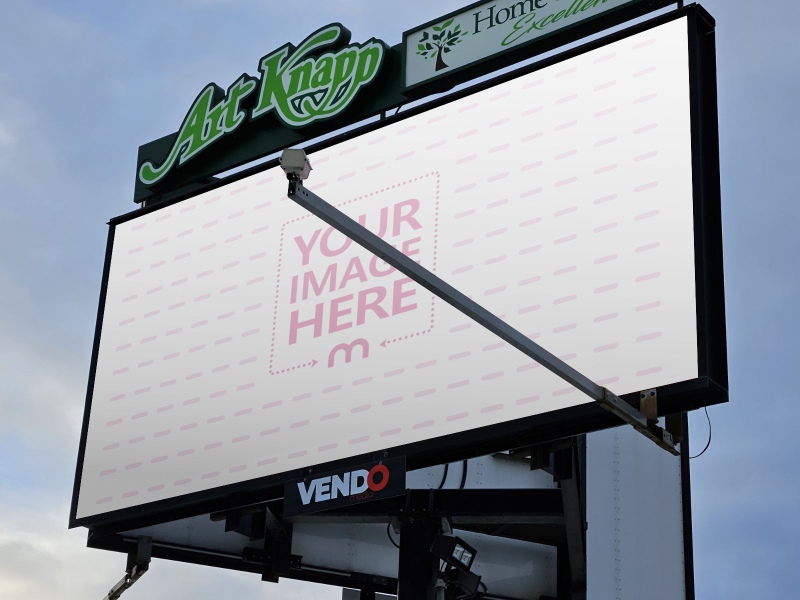 Outdoor Billboard Mockup for General Brand Advertisement preview image